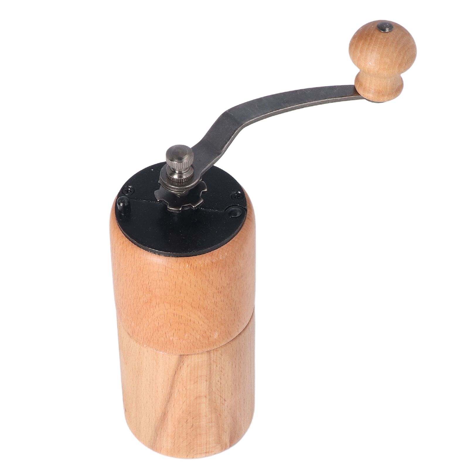 Manual Coffee Grinder Adjustable Coarseness Quiet Portable Wooden Hand Crank Coffee Mill for Home Cafe L - Image 5