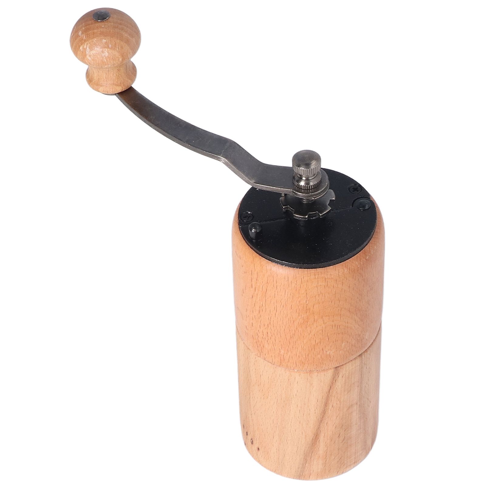 Manual Coffee Grinder Adjustable Coarseness Quiet Portable Wooden Hand Crank Coffee Mill for Home Cafe L - Image 6