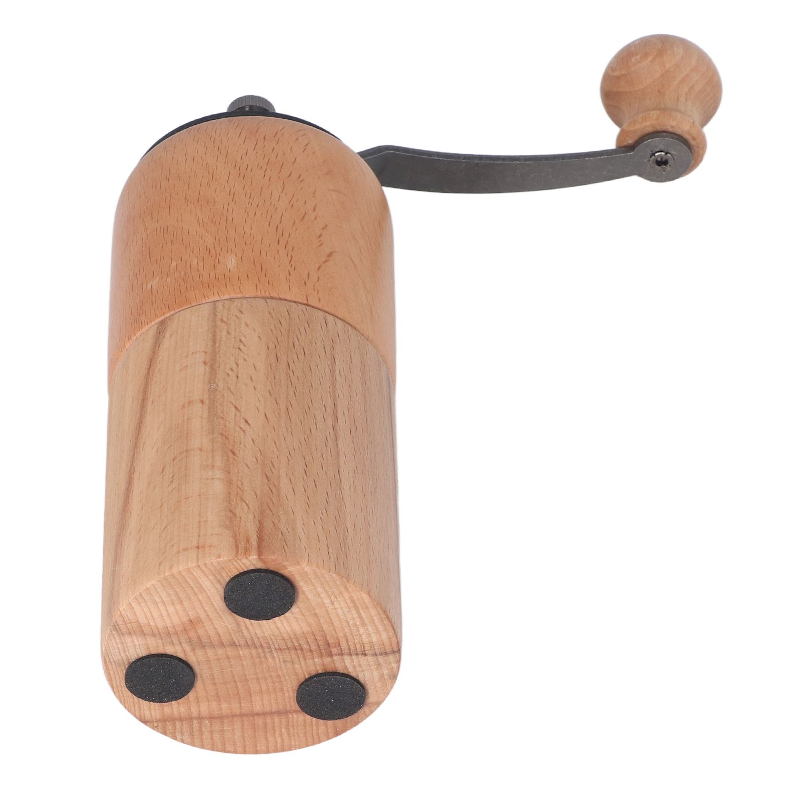 Manual Coffee Grinder Adjustable Coarseness Quiet Portable Wooden Hand Crank Coffee Mill for Home Cafe L - Image 8