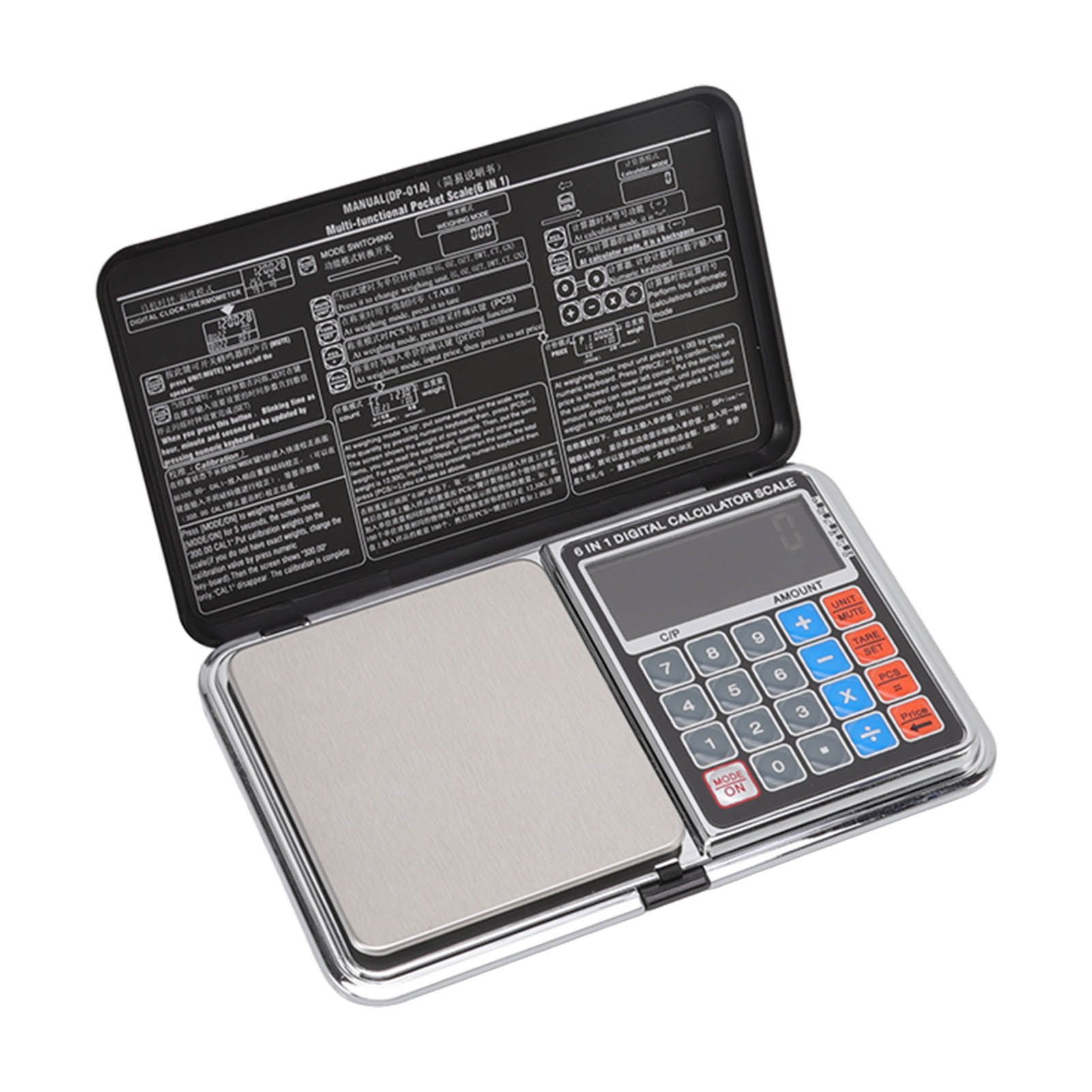 0.01/100G Digital Calculator Scale Kitchen Scale Baking Food Precise Scale with White Light Backlit Screen - Image 4