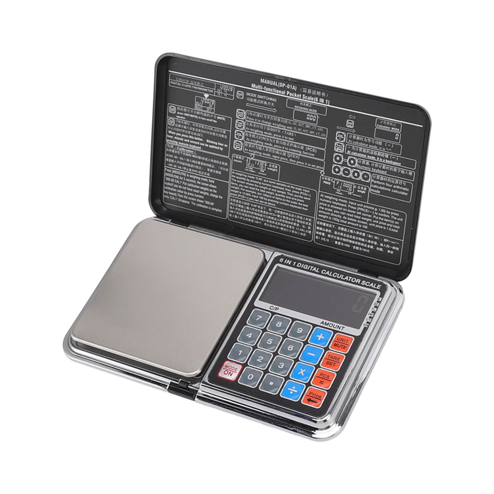 0.01/100G Digital Calculator Scale Kitchen Scale Baking Food Precise Scale with White Light Backlit Screen - Image 7