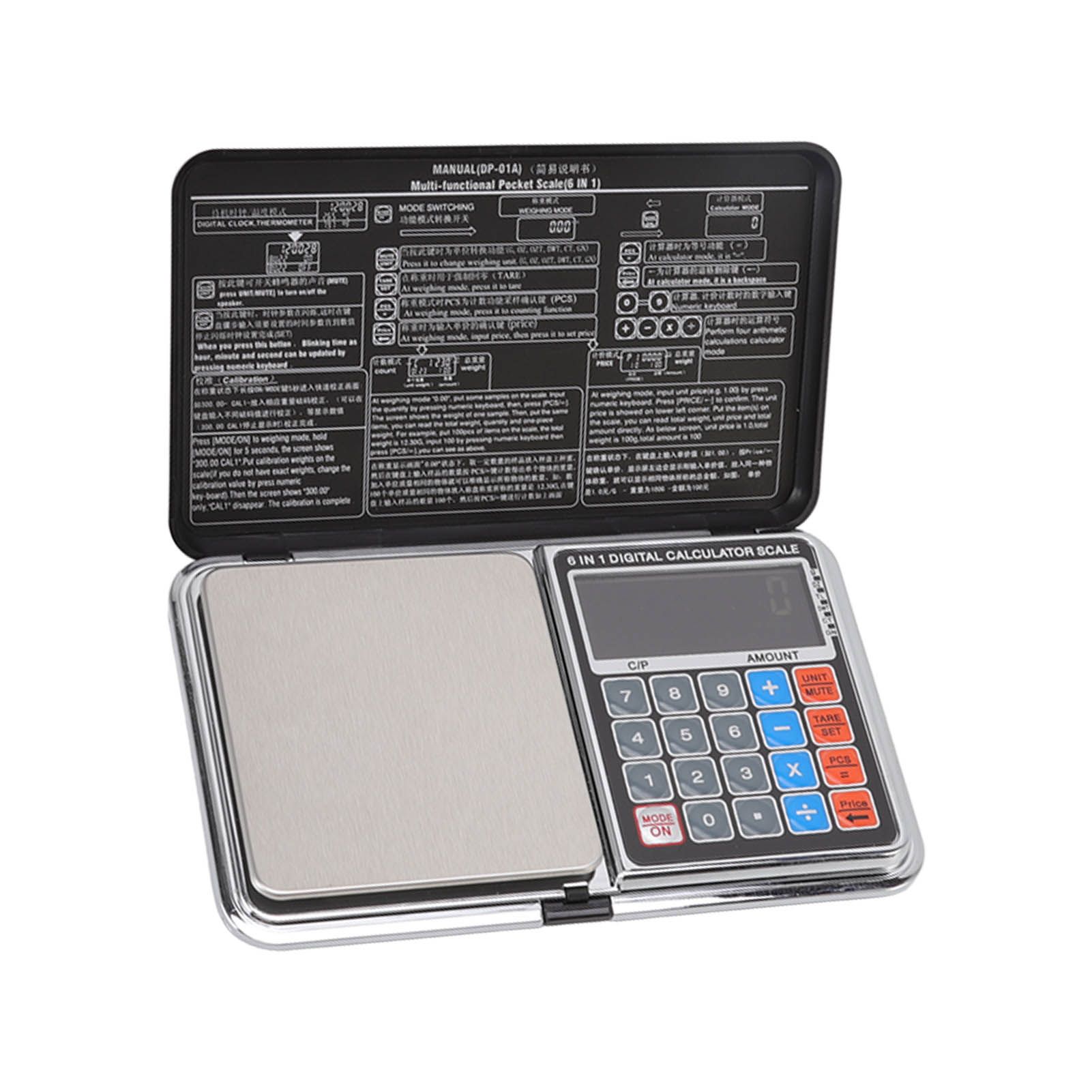 0.01/100G Digital Calculator Scale Kitchen Scale Baking Food Precise Scale with White Light Backlit Screen - Image 8