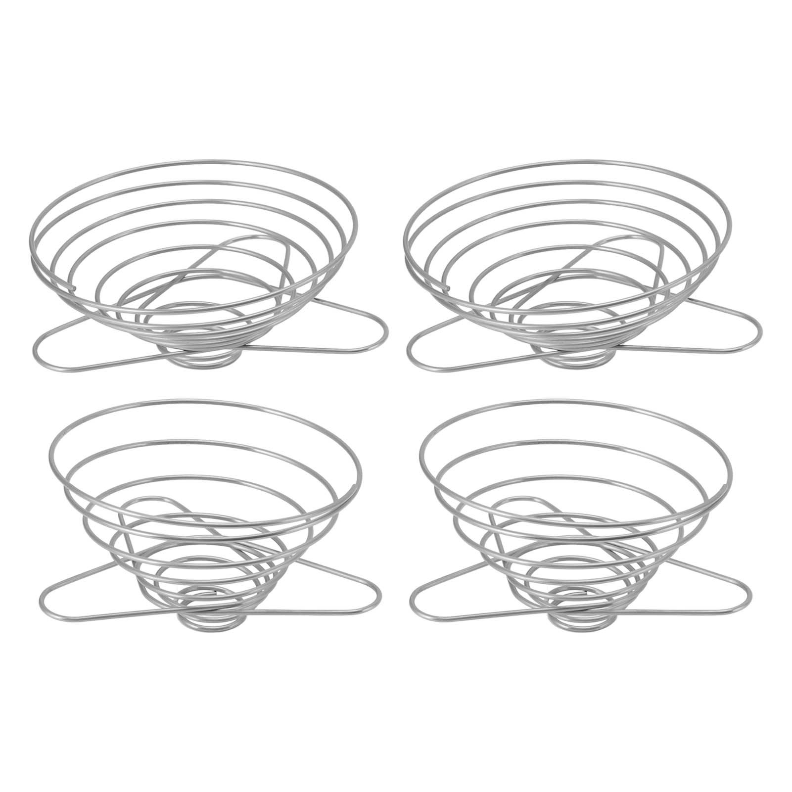 Foldable Coffee Filter Cup Stainless Steel Coffee Filter Holder Outdoor Camping Coffee Dripper Holder M 115x110x75mm/4.5x4.3x3.0in - Image 2