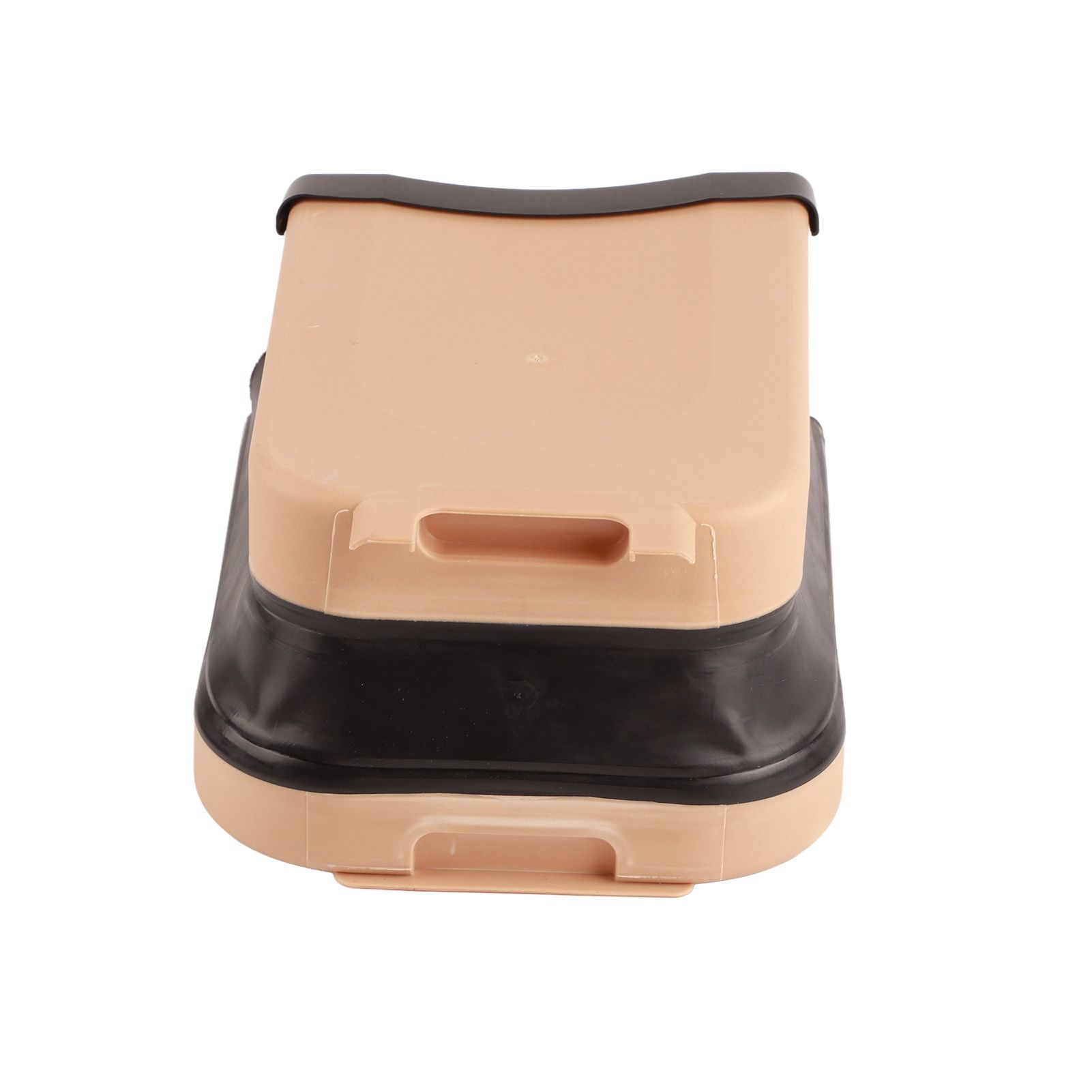 Collapsible Hanging Kitchen Waste Bin 9L Plastic Kitchen Folding Trash Can with Fixing Bracket for Bedroom Office Coffee - Image 8