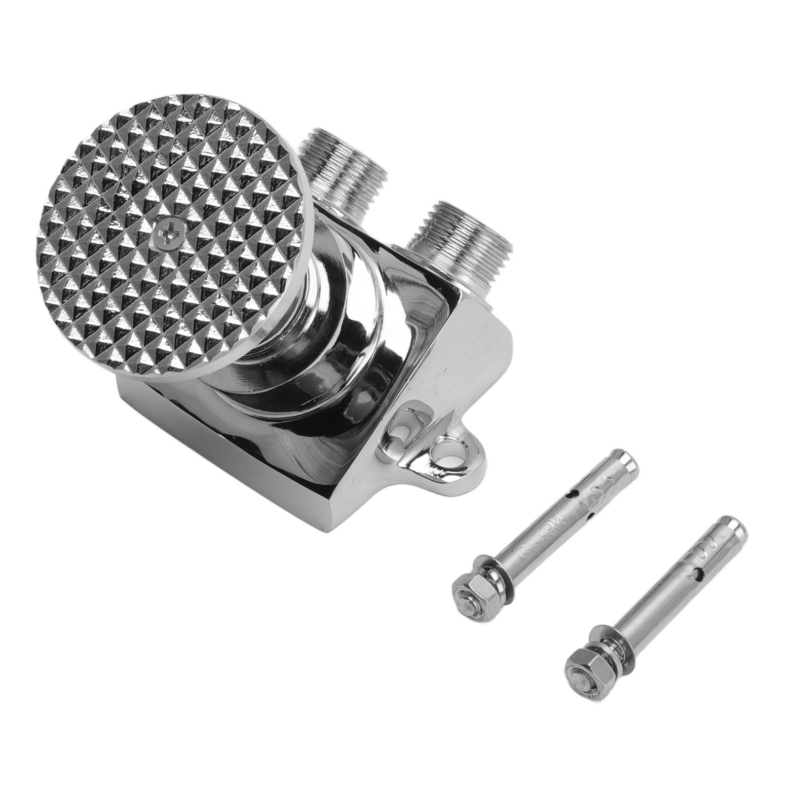 Floor Mount Pedal Valve Stainless Steel Water Saving Foot Pedal Water Tap Control Switch Valve for Public Places Double Outlet - Image 1
