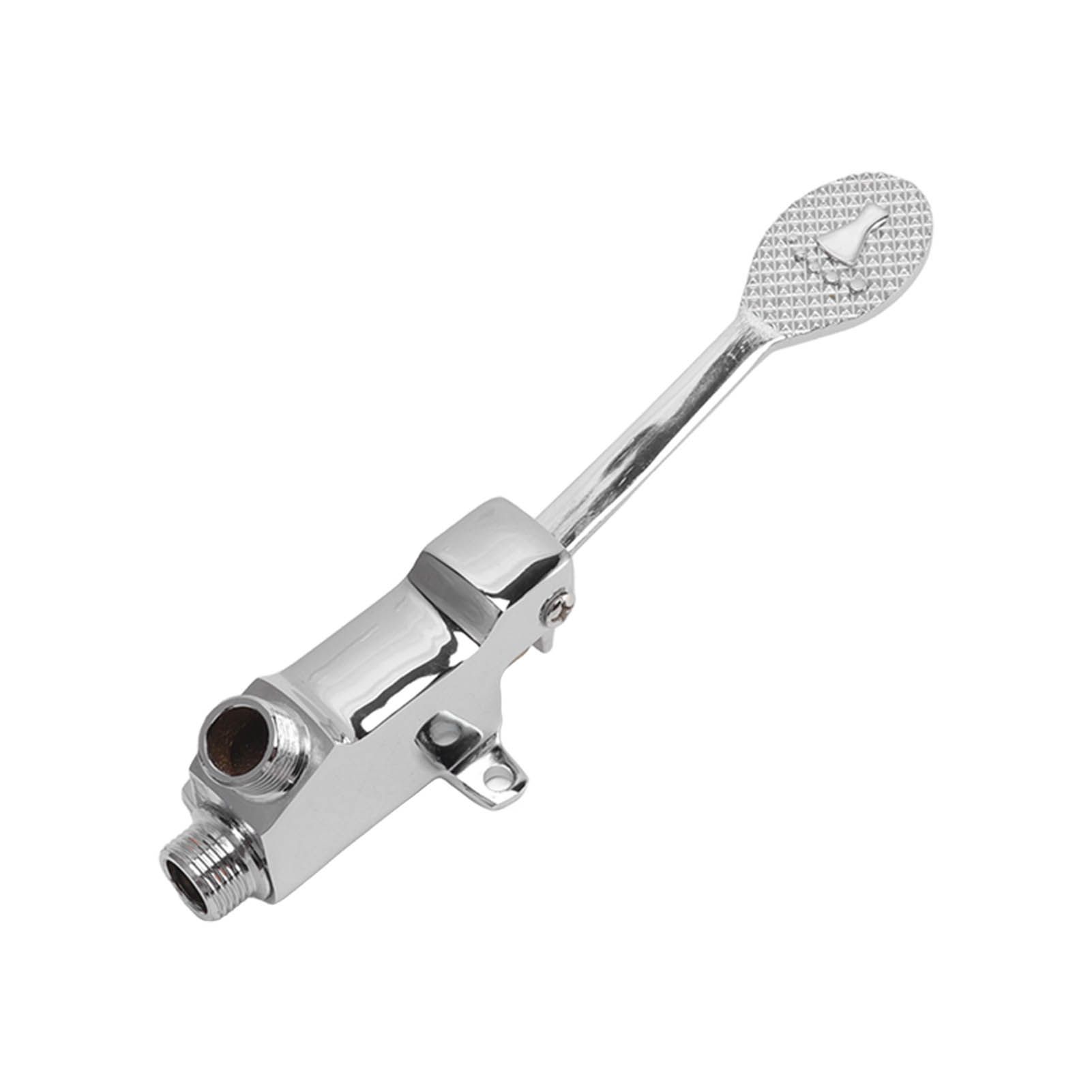 Faucet Foot Pedal Valve Silver Stainless Steel Water Saving Floor Pedal Control Switch for Public Place - Image 4