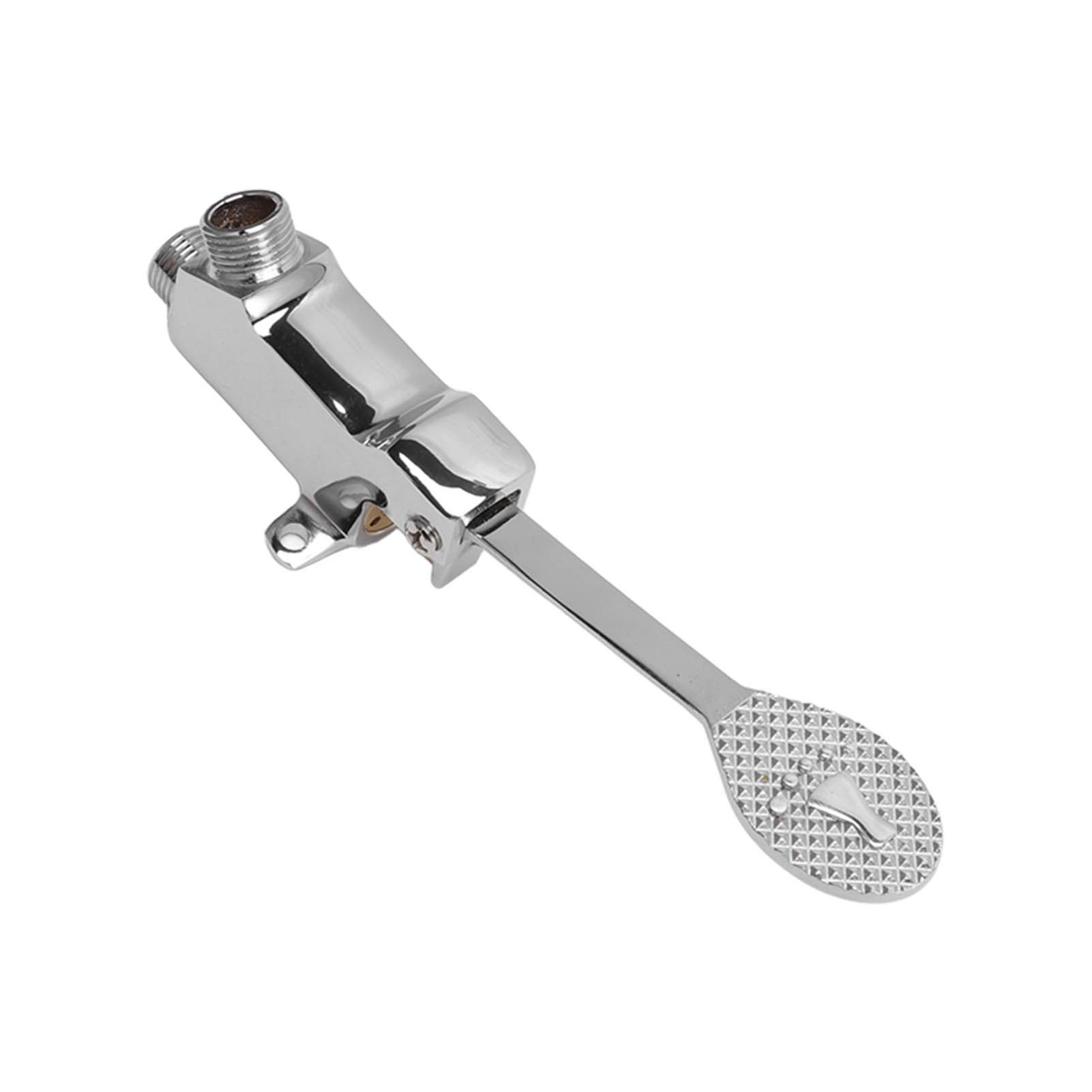 Faucet Foot Pedal Valve Silver Stainless Steel Water Saving Floor Pedal Control Switch for Public Place - Image 6