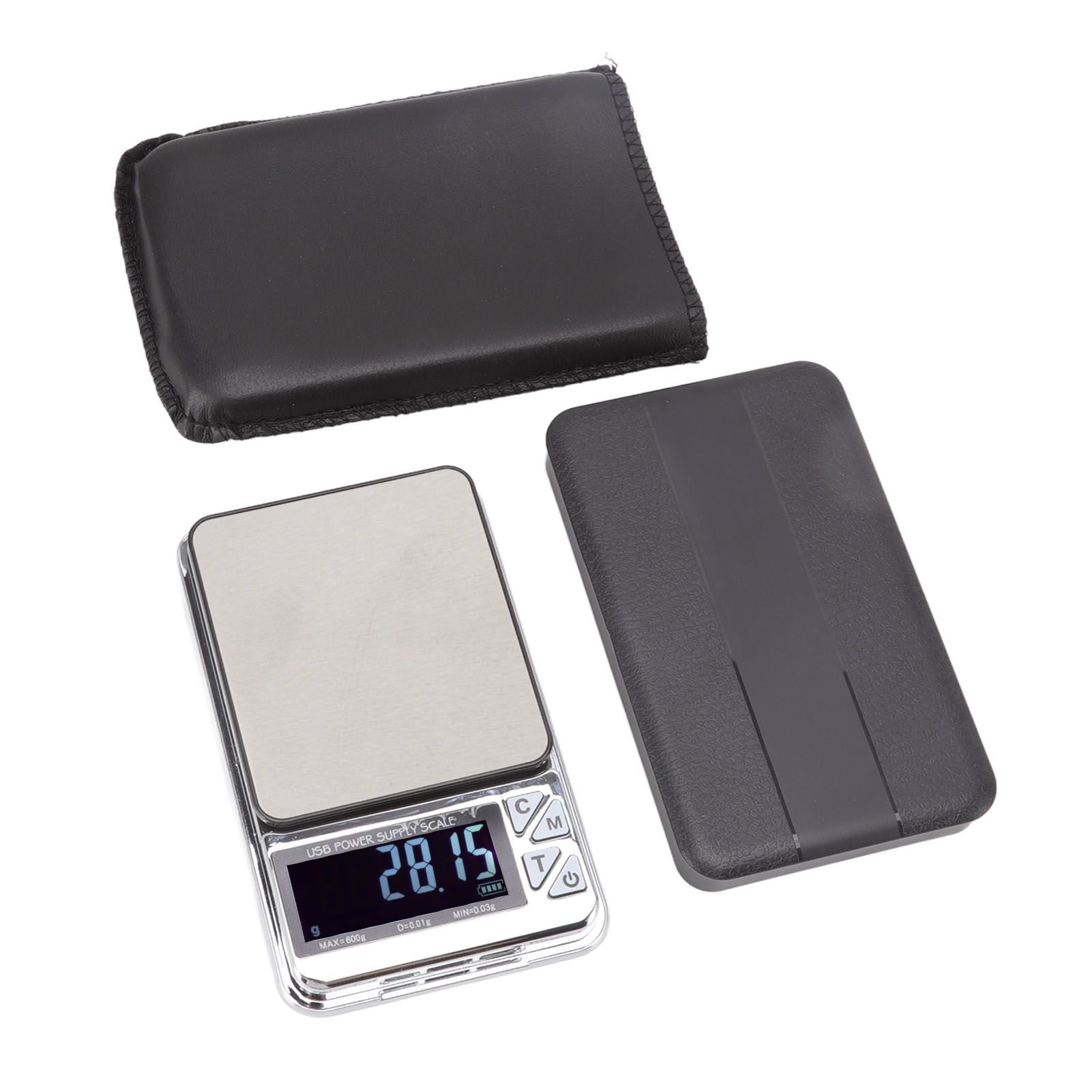 High Accuracy Digital Scale 600/0.01g LCD Display Waterproof USB Charging Electronic Scale for Kitchen Jewelry - Image 1