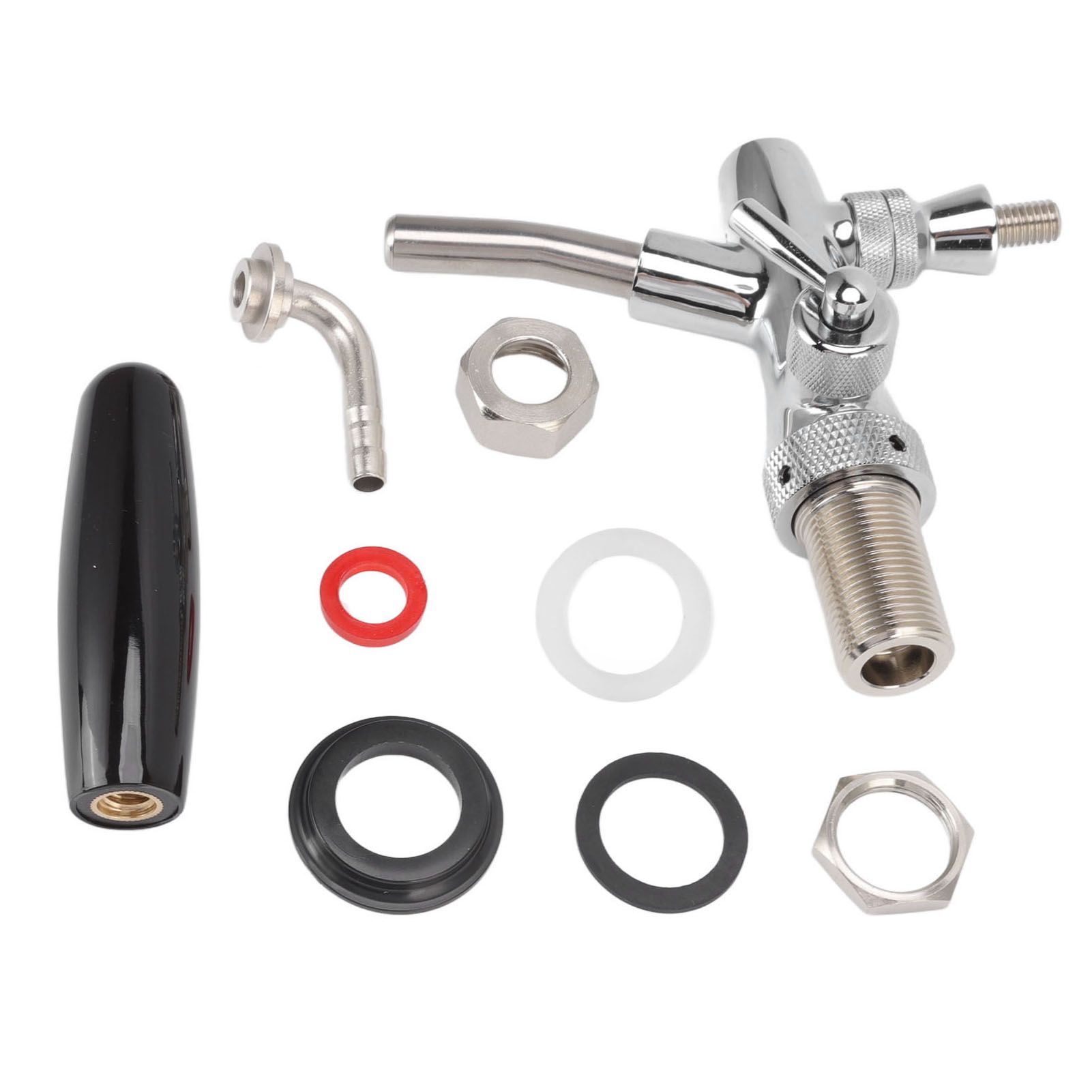 G5/8 Beer Tap Faucet Stainless Steel 304 Draft Beer Dispenser Faucet Beer Flow Control Tool for Bar - Image 1