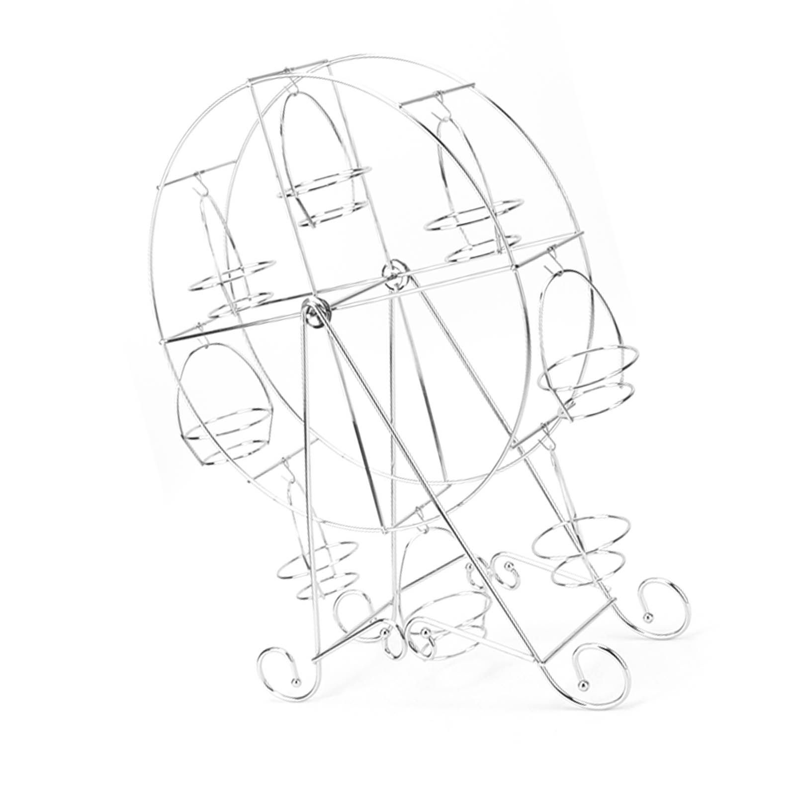 Cupcake Display Rack Iron Rotatable Eight Cupcakes Wheel Cupcake Stand for DIY Birthday Party - Image 6