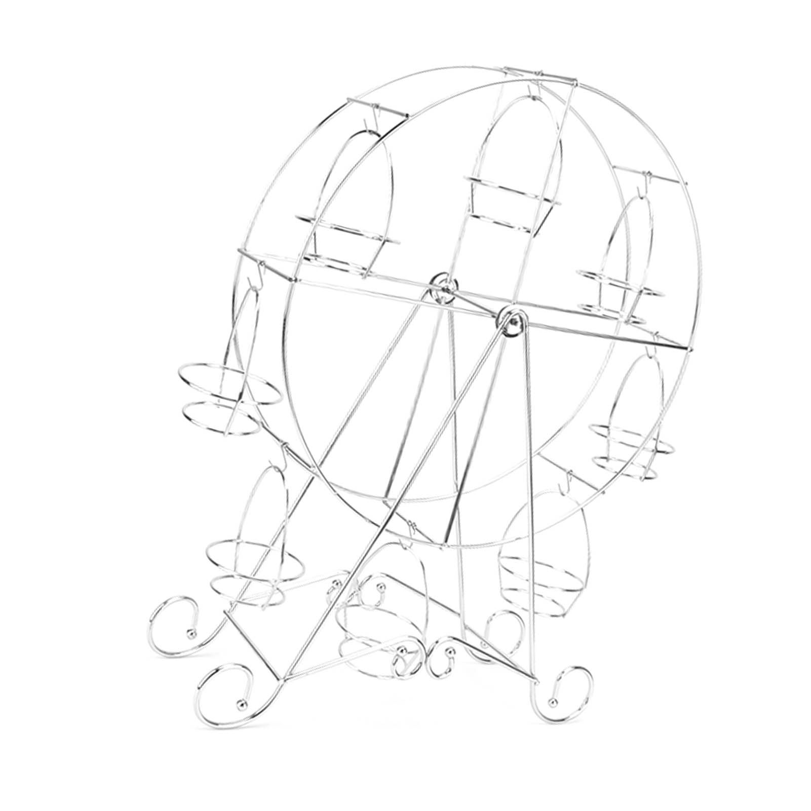 Cupcake Display Rack Iron Rotatable Eight Cupcakes Wheel Cupcake Stand for DIY Birthday Party - Image 7
