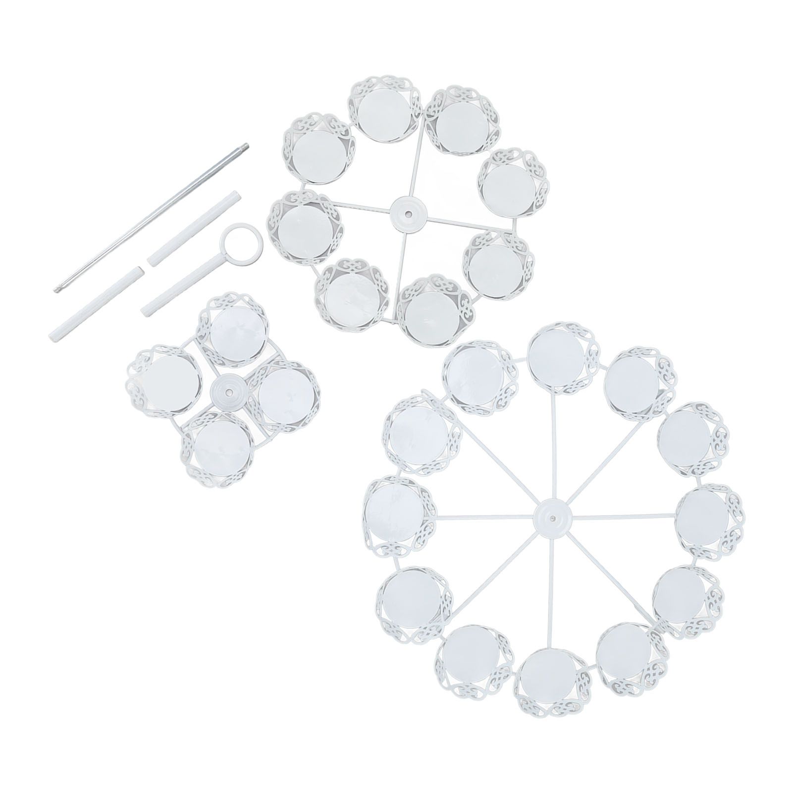 Cupcake Stand for 24 Cupcakes 3 Tier Pastry Serving Display Stand Iron Dessert Carrier Display Holder for Holiday Party - Image 6