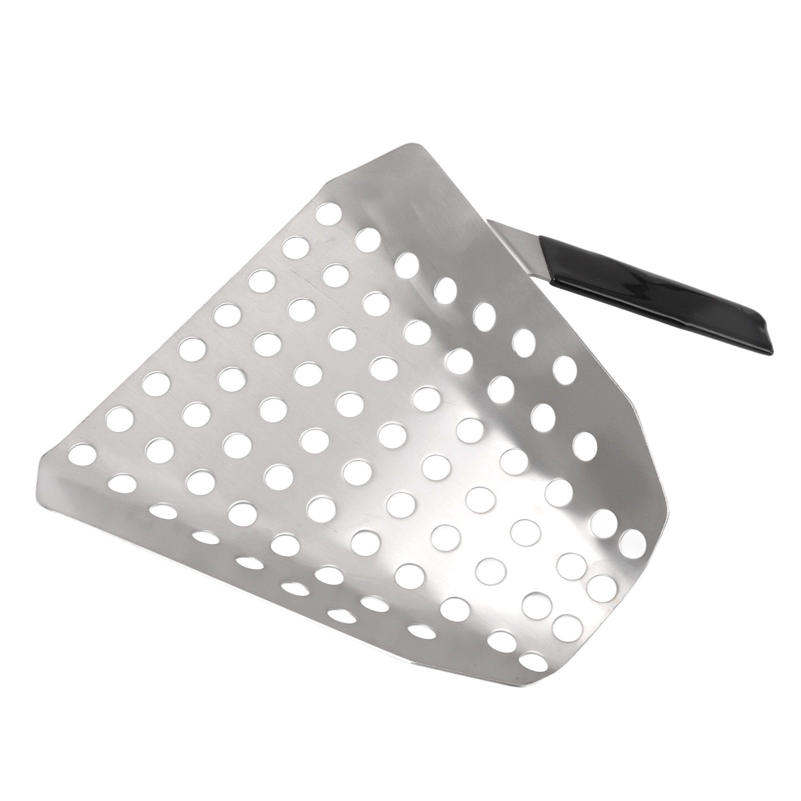 Popcorn Scoop Ergonomic Single Handle Stainless Steel Fries Scooper with Holes for Movie Theater Shop - Image 3