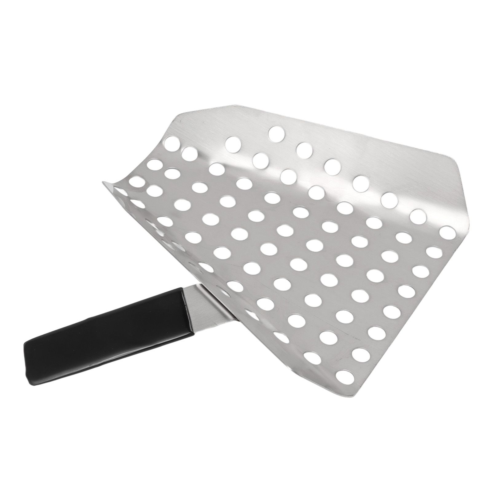 Popcorn Scoop Ergonomic Single Handle Stainless Steel Fries Scooper with Holes for Movie Theater Shop - Image 4