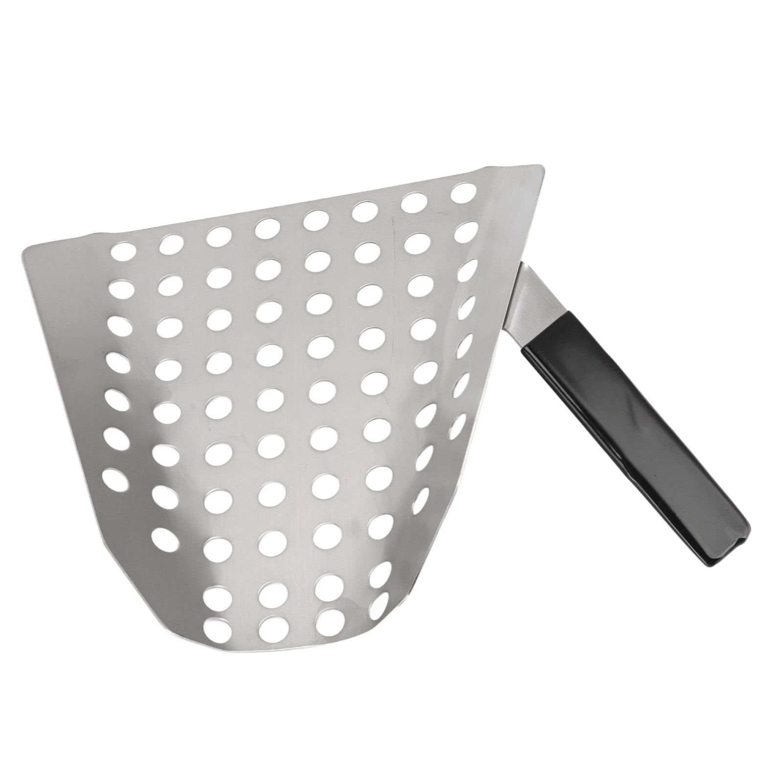 Popcorn Scoop Ergonomic Single Handle Stainless Steel Fries Scooper with Holes for Movie Theater Shop - Image 5