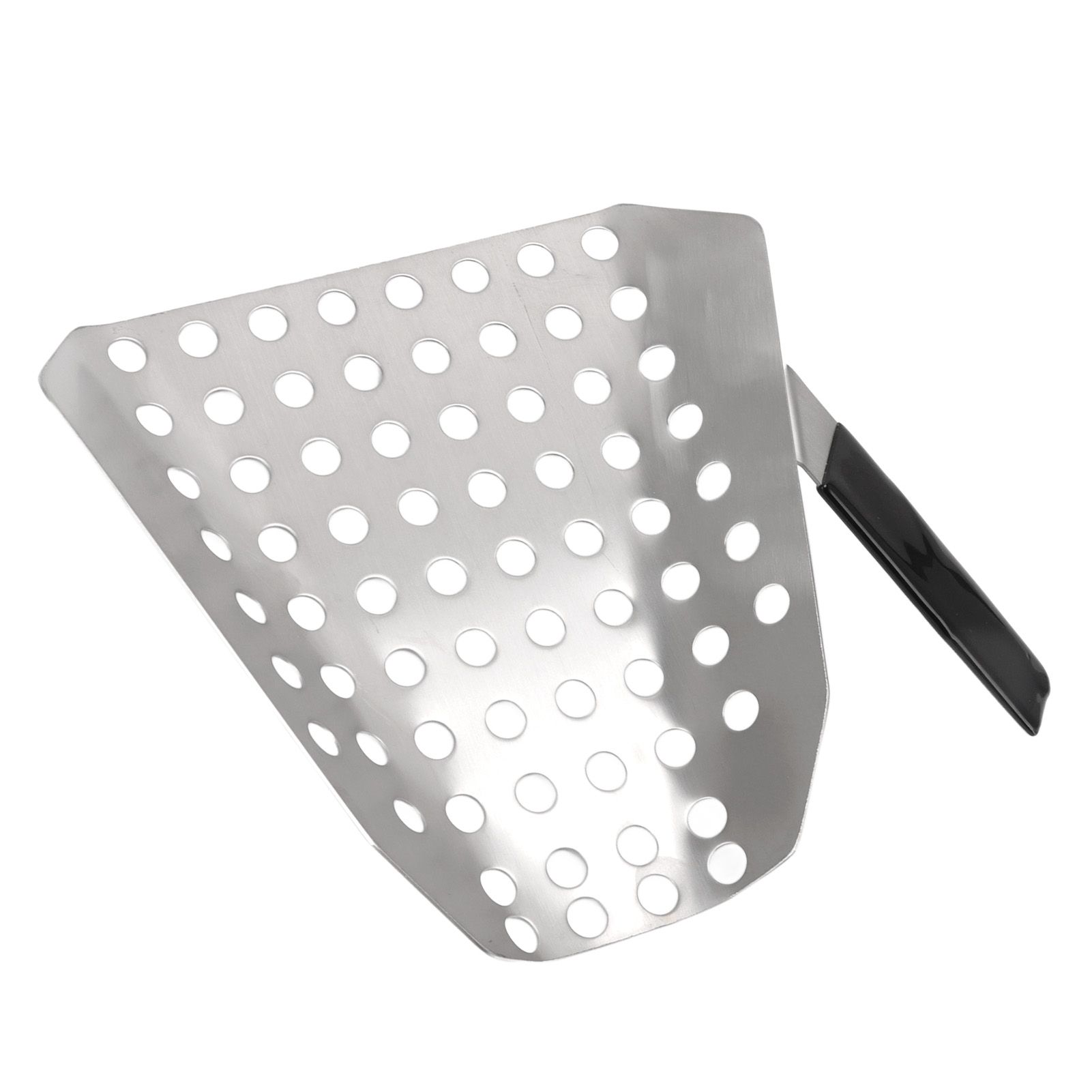 Popcorn Scoop Ergonomic Single Handle Stainless Steel Fries Scooper with Holes for Movie Theater Shop - Image 6