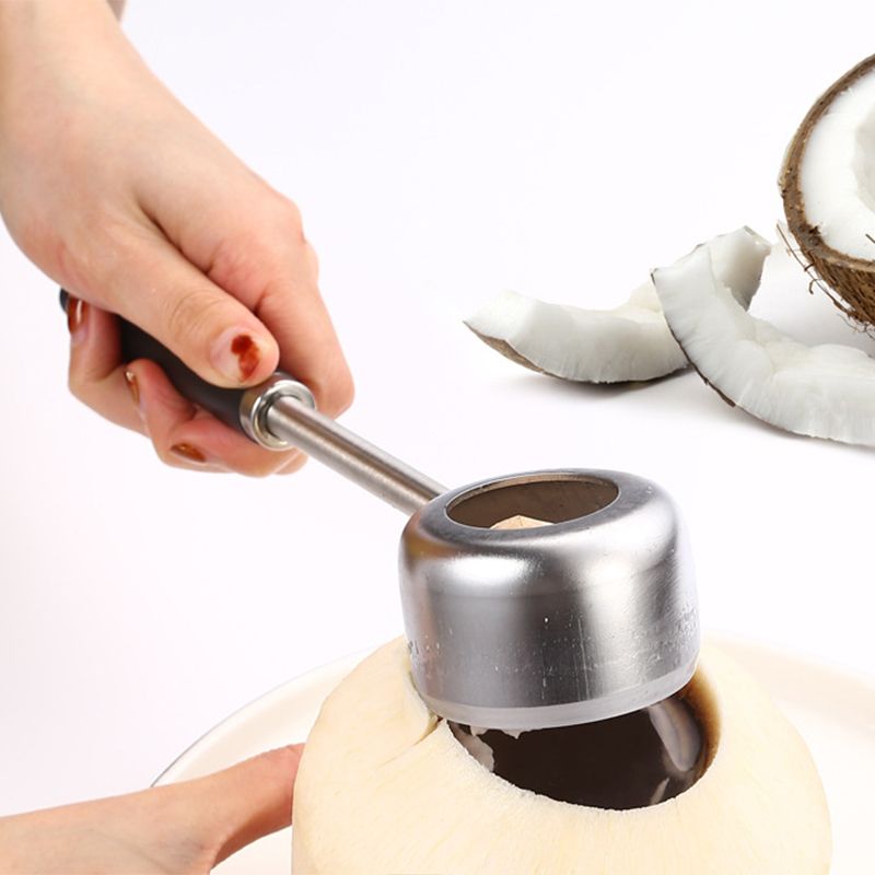 Coconut Opening Tool Opener Tool Safe Easy to Open Young Coconuts for Home Hotel Coconut Opener 275x60mm - Image 6