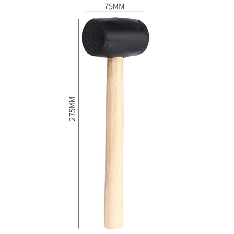 Coconut Opening Tool Opener Tool Safe Easy to Open Young Coconuts for Home Hotel Rubber Head Hammer 275x75mm - Image 2