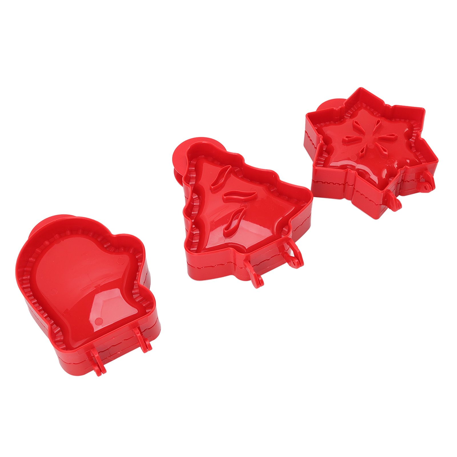 3 Pcs Pocket Pie Molds Christmas Tree Star Glove Shape Dough Presser Mini Hand Pie Mold Set Pie Maker for Christmas Baking - Image 5