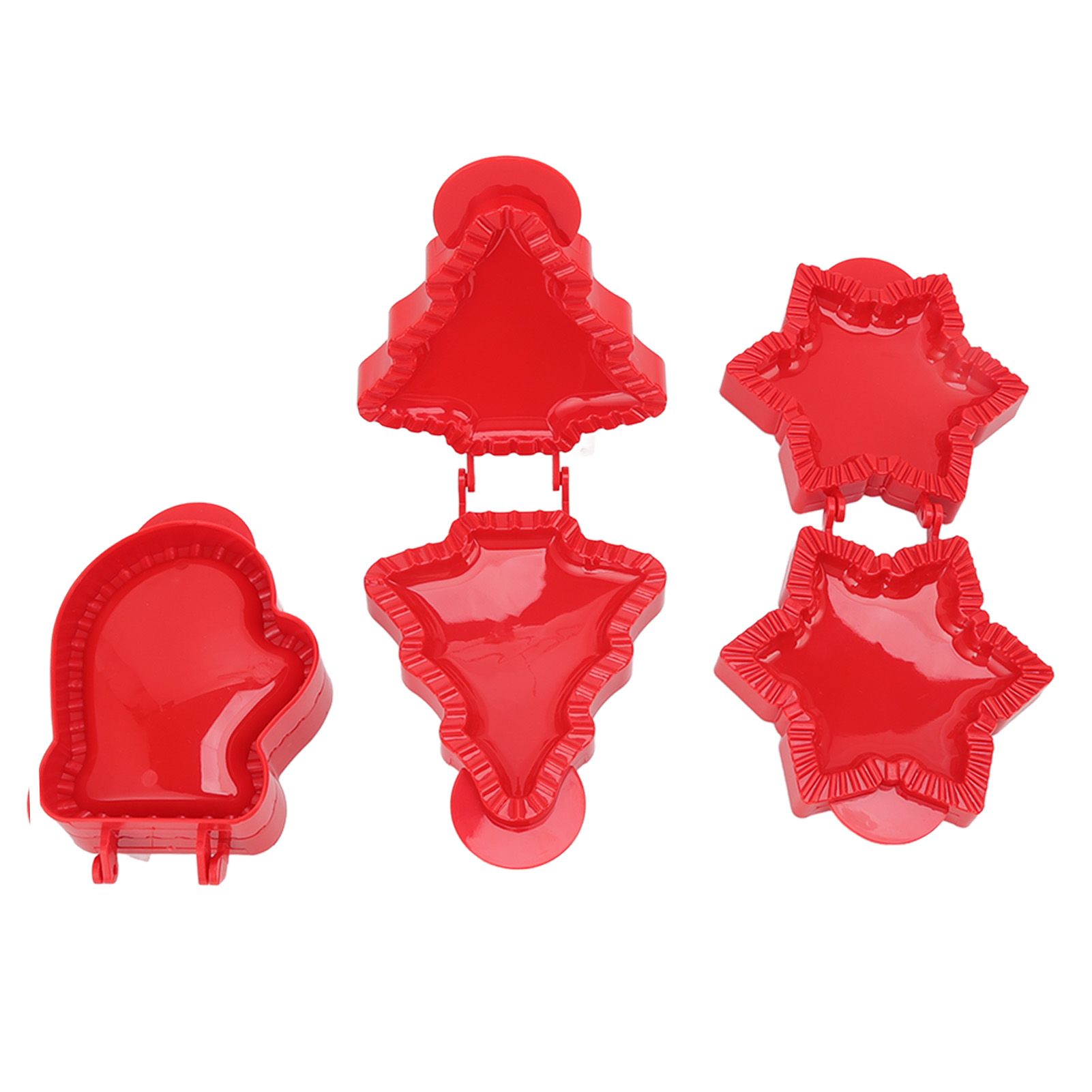 3 Pcs Pocket Pie Molds Christmas Tree Star Glove Shape Dough Presser Mini Hand Pie Mold Set Pie Maker for Christmas Baking - Image 7