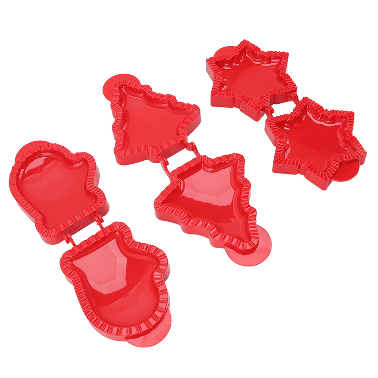 3 Pcs Pocket Pie Molds Christmas Tree Star Glove Shape Dough Presser Mini Hand Pie Mold Set Pie Maker for Christmas Baking - Image 8