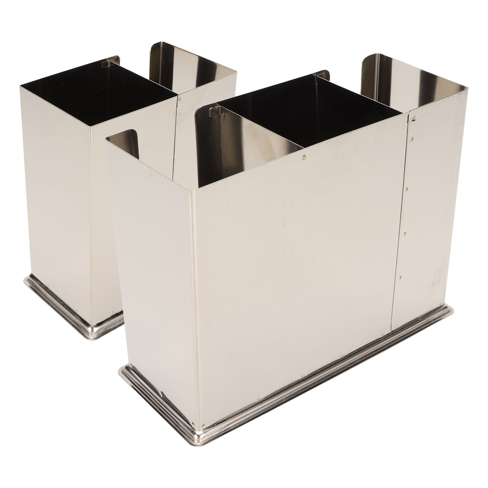 Utensil Drying Rack Stainless Steel Hanging Rack Chopsticks Spoon Fork Knife Drainer Basket Flatware Storage Drainer 3 Compartments - Image 5