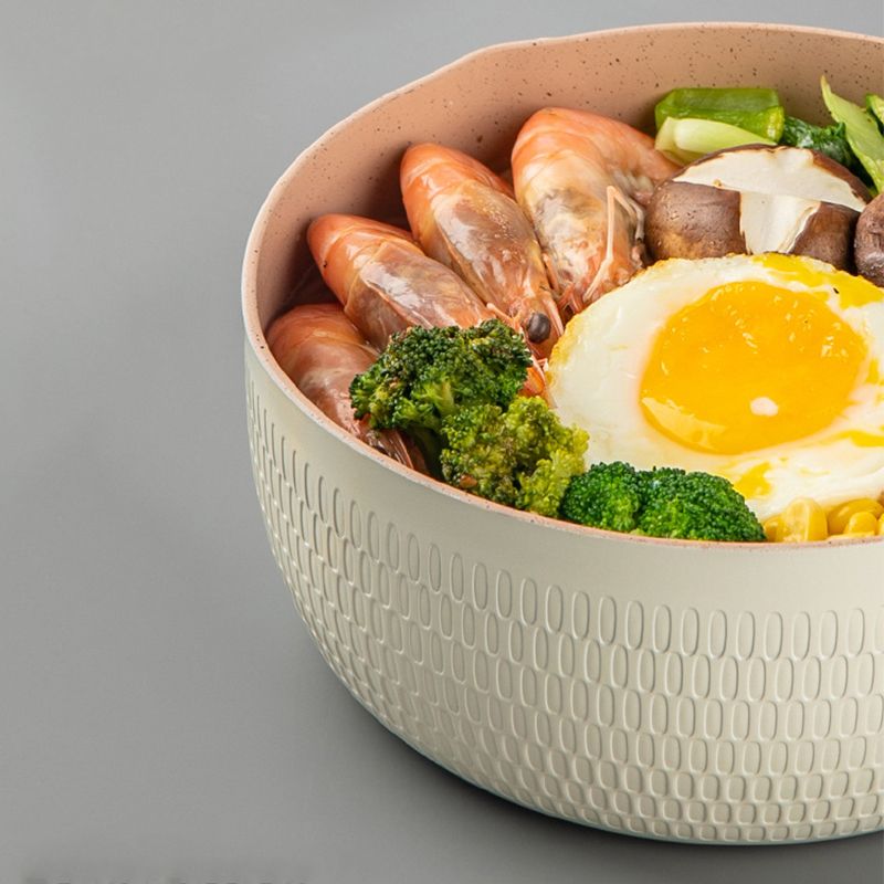 Japanese Style Saucepan Nonstick Milk Noodle Soup Sauce Pan Baby Food Cooking Pot White 18cm - Image 5