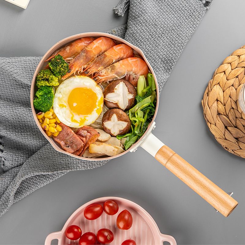 Japanese Style Saucepan Nonstick Milk Noodle Soup Sauce Pan Baby Food Cooking Pot White 20cm - Image 6