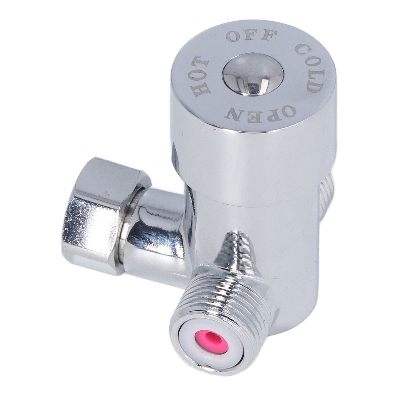 G1/2 Thread Thermostatic Mixer Valve Stainless Steel Hot Cold Water Mixing Tempered Valve with Dual Hoses for Pedal Control Tap - Image 7