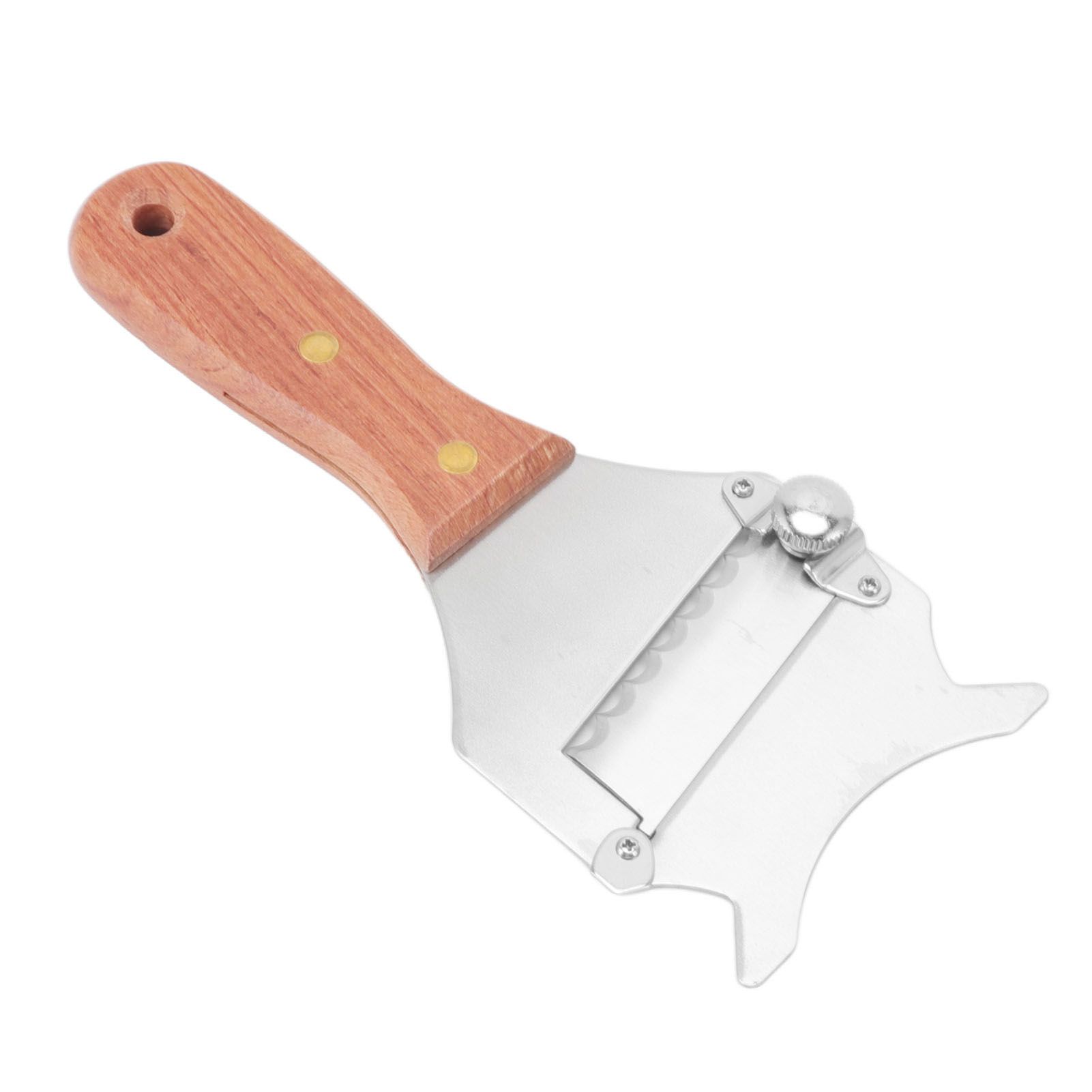 Truffle Grater Wavy Blade Wooden Handle Stainless Steel Hand Plane Cheese Grater Cutter for Chocolate - Image 5