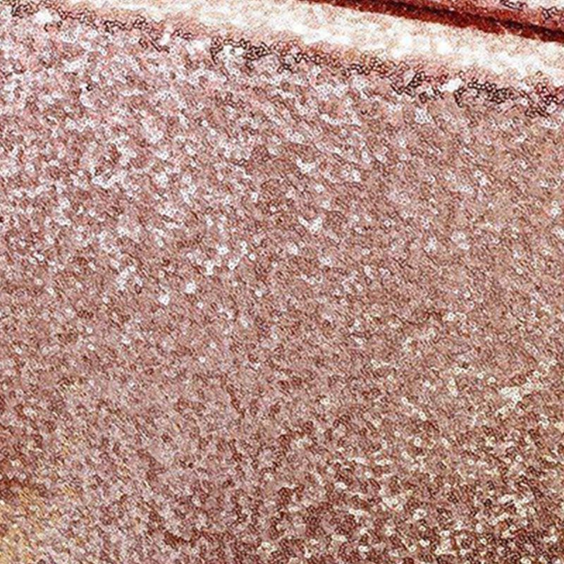 Sequin Table Runner 30x300cm Shiny Exquisite Decorative 3mm Sequins Table Runner for Parties Banquets Rose Gold - Image 7
