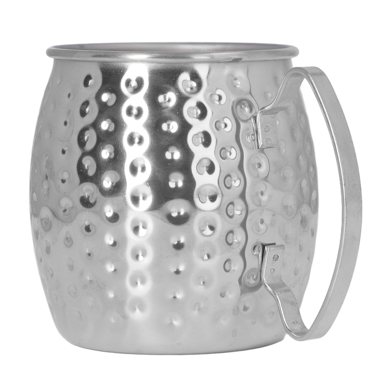 Moscow Mule Mug Exquisite 304 Stainless Steel 500ml Large Capacity Cocktail Mug for Bars Hotels Restaurants Silver - Image 2
