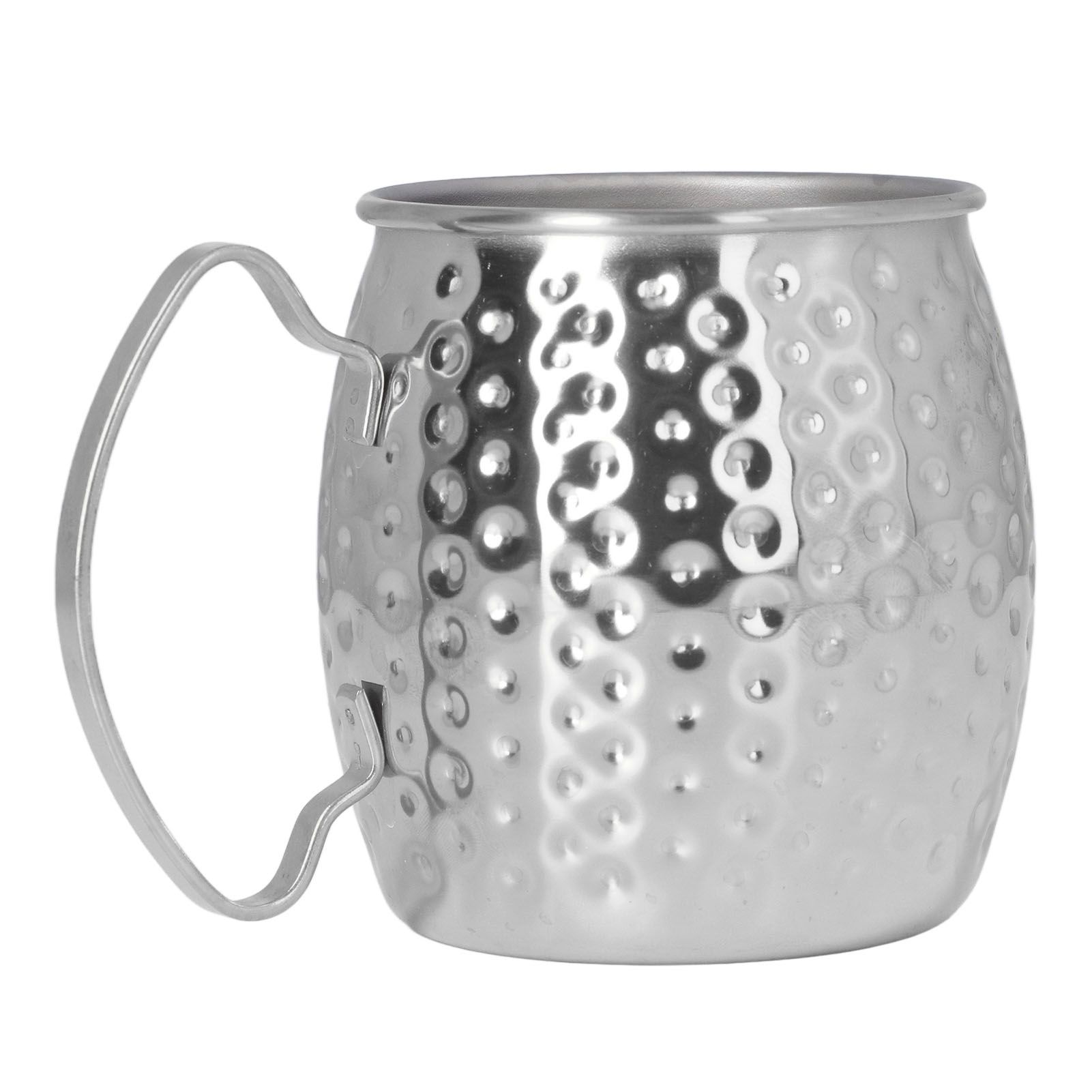 Moscow Mule Mug Exquisite 304 Stainless Steel 500ml Large Capacity Cocktail Mug for Bars Hotels Restaurants Silver - Image 3