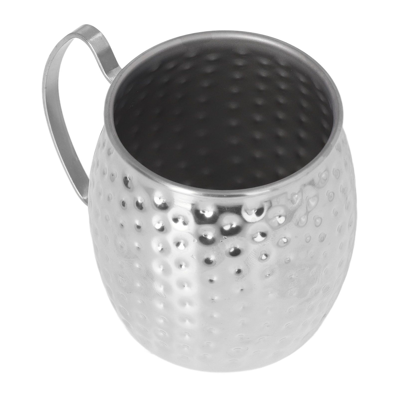 Moscow Mule Mug Exquisite 304 Stainless Steel 500ml Large Capacity Cocktail Mug for Bars Hotels Restaurants Silver - Image 4