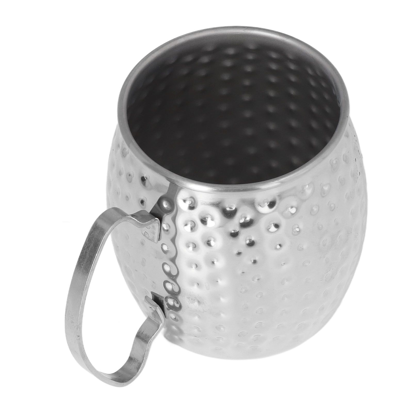 Moscow Mule Mug Exquisite 304 Stainless Steel 500ml Large Capacity Cocktail Mug for Bars Hotels Restaurants Silver - Image 6