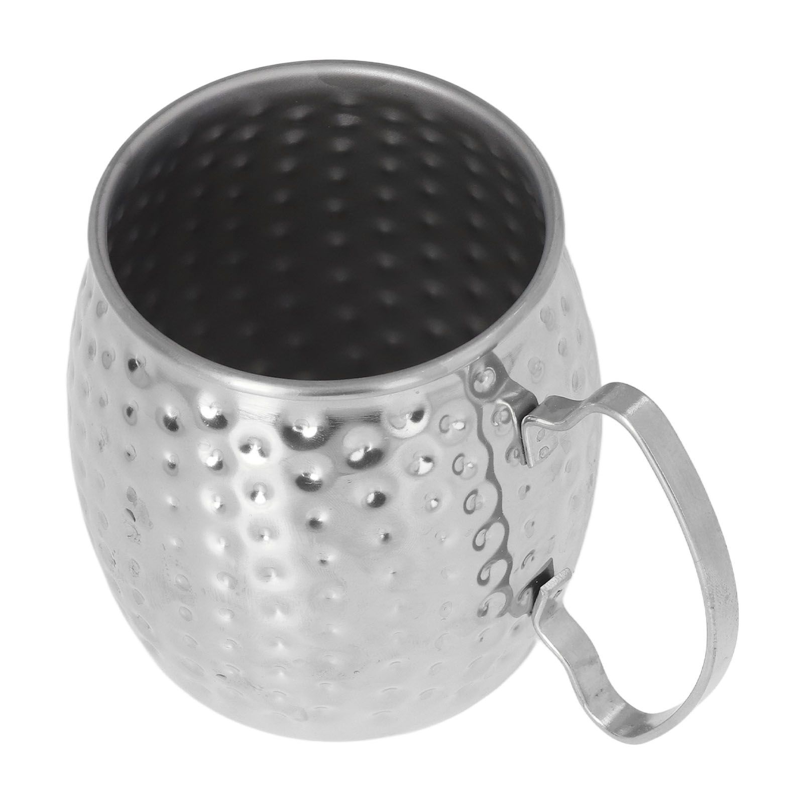 Moscow Mule Mug Exquisite 304 Stainless Steel 500ml Large Capacity Cocktail Mug for Bars Hotels Restaurants Silver - Image 8
