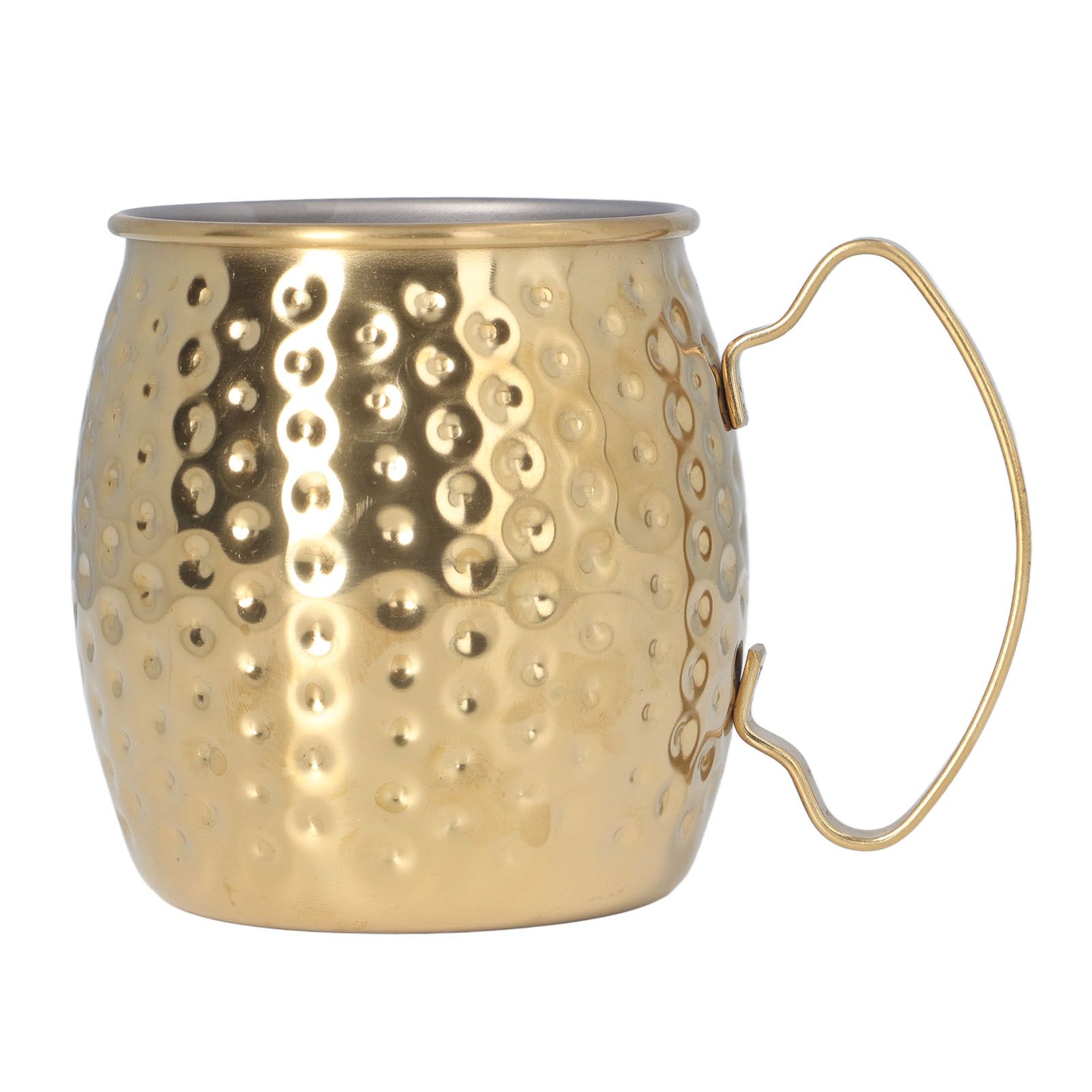 Moscow Mule Mug Exquisite 304 Stainless Steel 500ml Large Capacity Cocktail Mug for Bars Hotels Restaurants Gold - Image 1