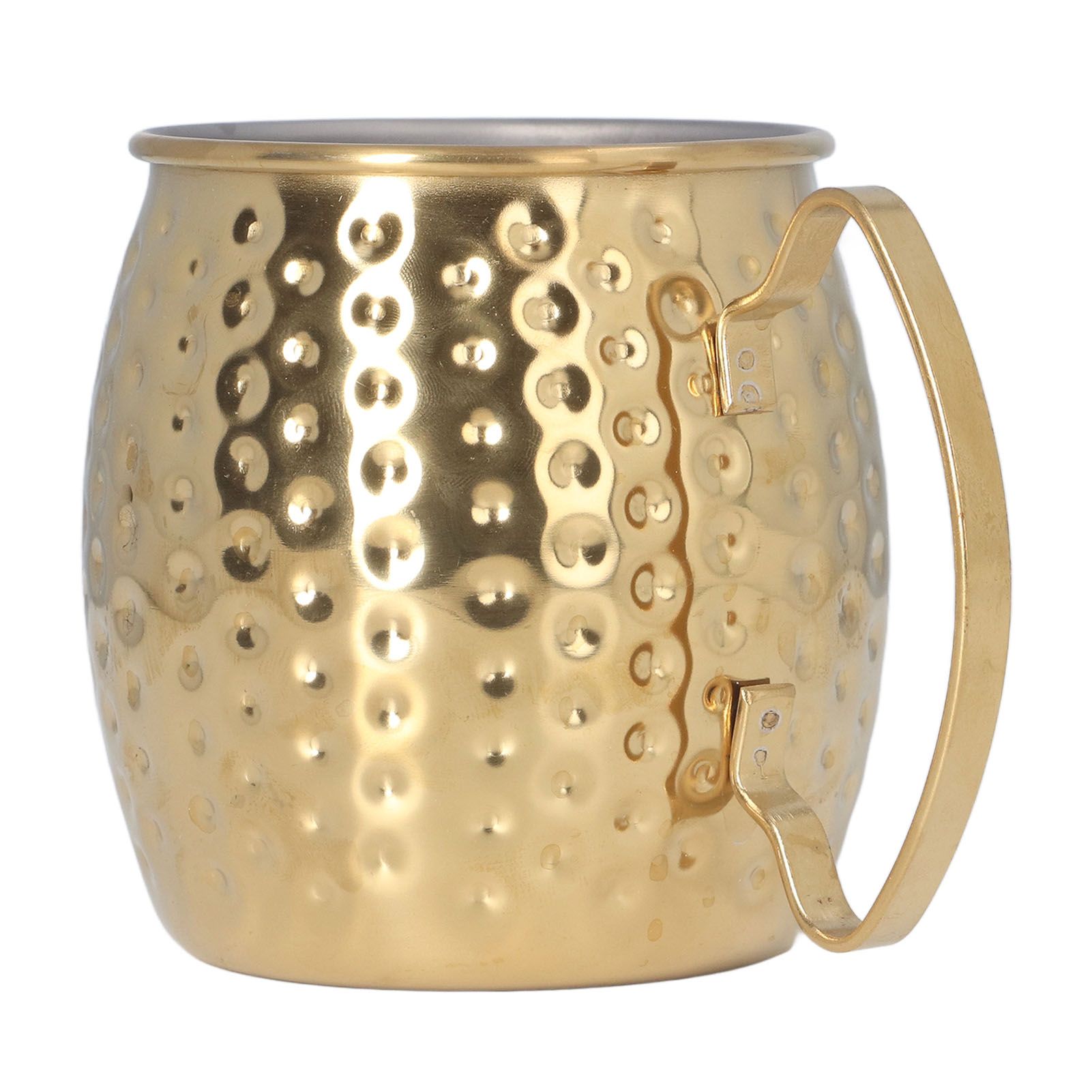 Moscow Mule Mug Exquisite 304 Stainless Steel 500ml Large Capacity Cocktail Mug for Bars Hotels Restaurants Gold - Image 2