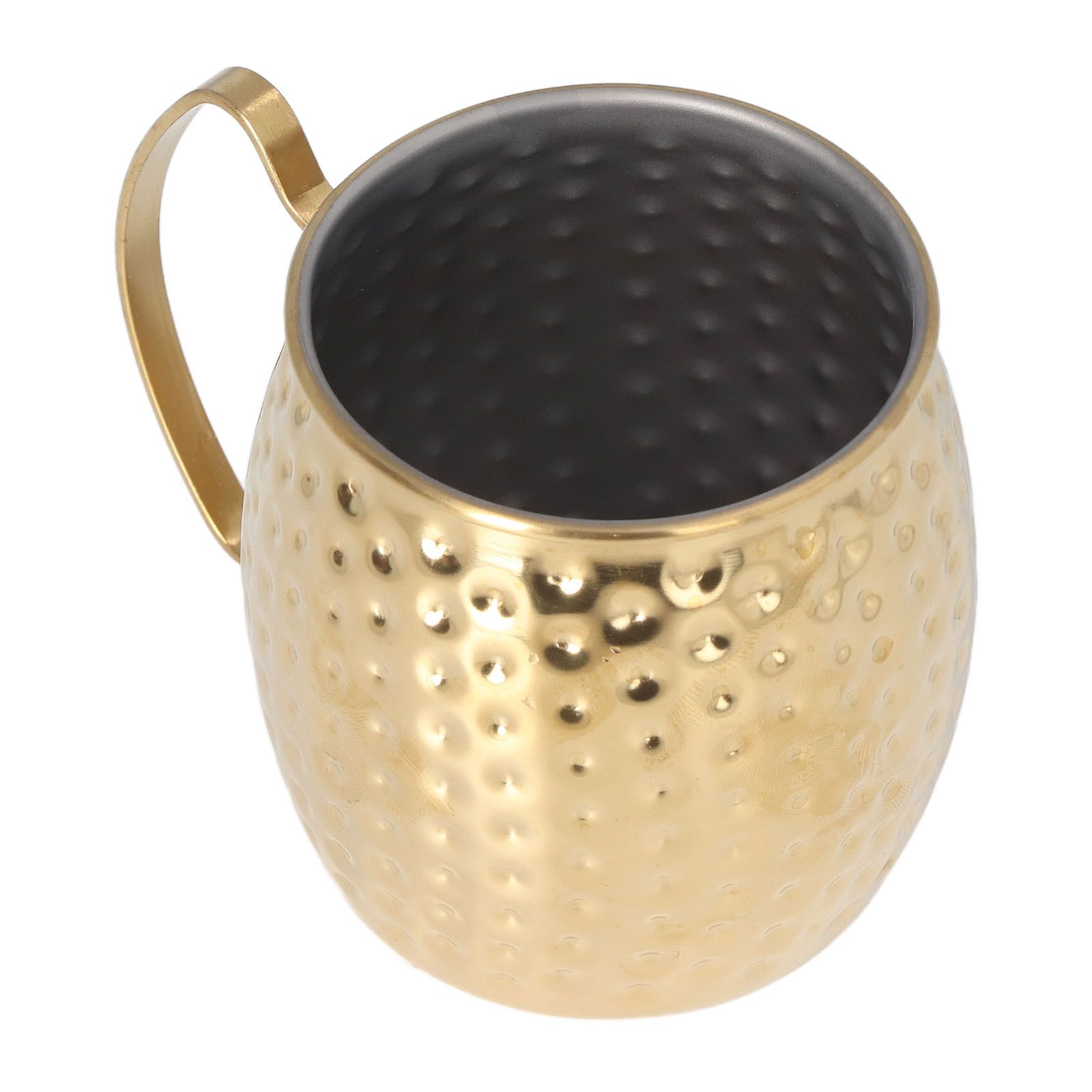 Moscow Mule Mug Exquisite 304 Stainless Steel 500ml Large Capacity Cocktail Mug for Bars Hotels Restaurants Gold - Image 4