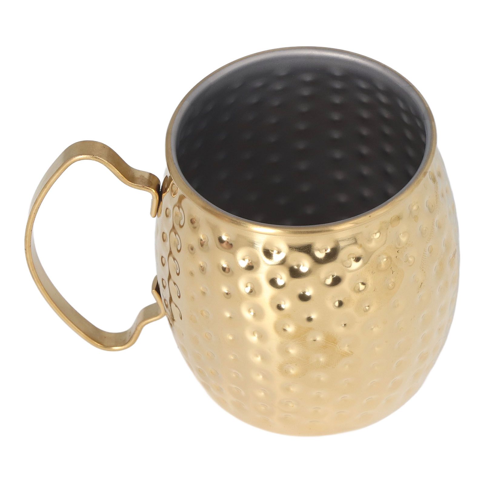 Moscow Mule Mug Exquisite 304 Stainless Steel 500ml Large Capacity Cocktail Mug for Bars Hotels Restaurants Gold - Image 5