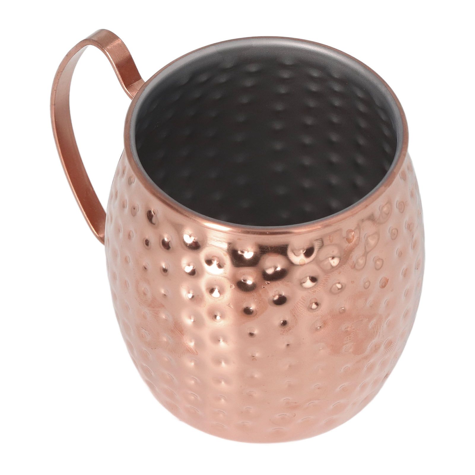Moscow Mule Mug Exquisite 304 Stainless Steel 500ml Large Capacity Cocktail Mug for Bars Hotels Restaurants Rose Gold - Image 4