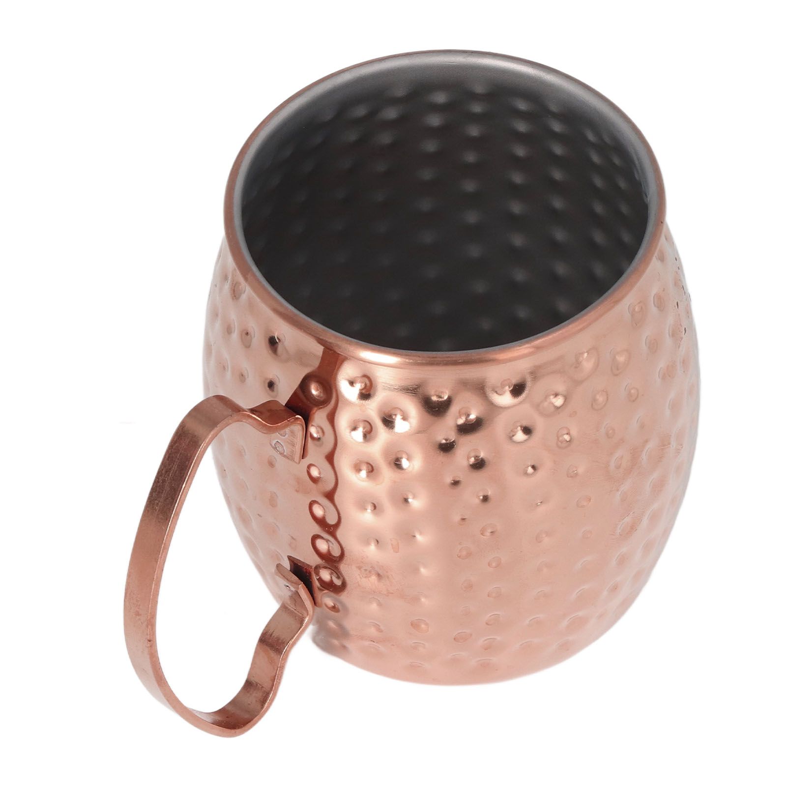 Moscow Mule Mug Exquisite 304 Stainless Steel 500ml Large Capacity Cocktail Mug for Bars Hotels Restaurants Rose Gold - Image 6