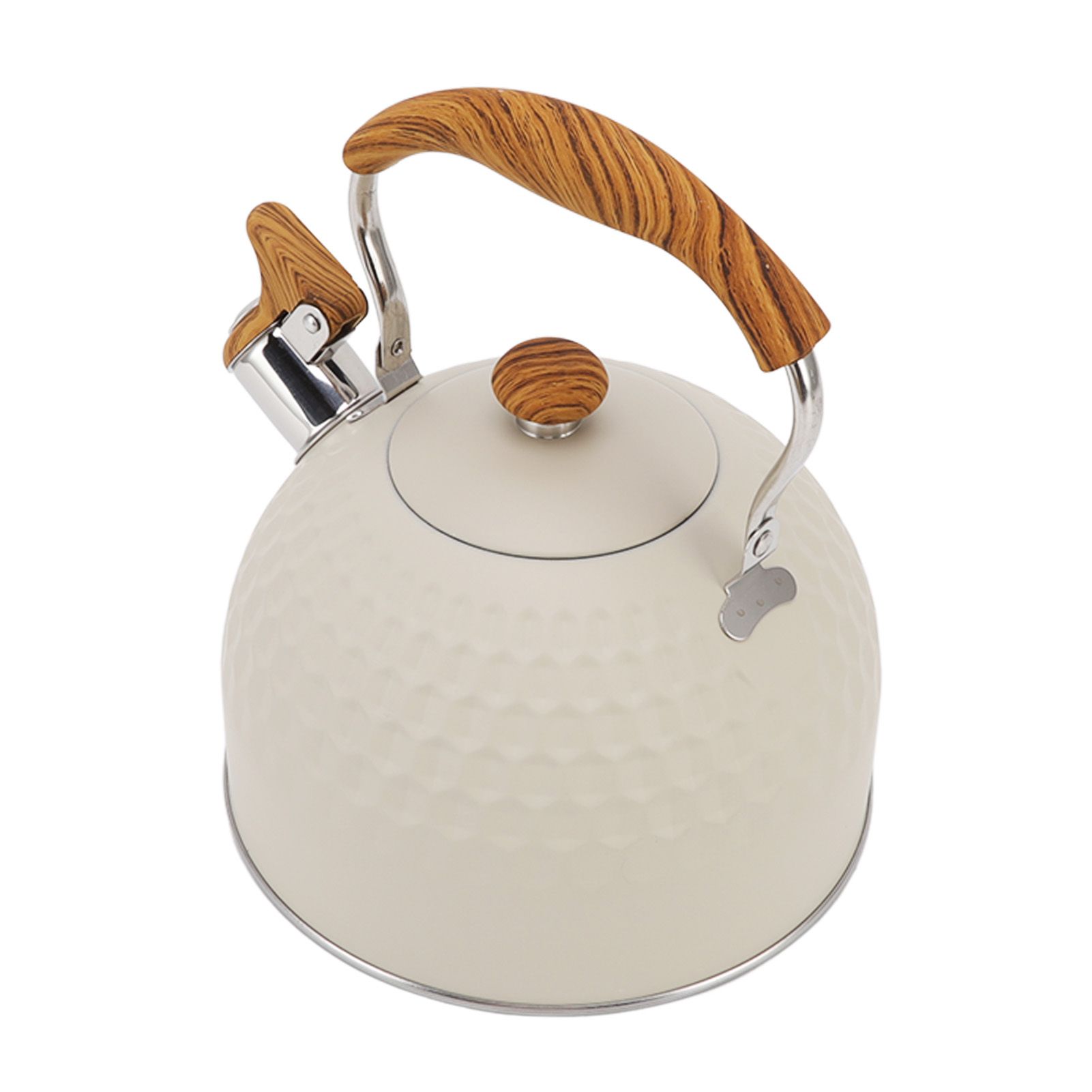 Whistling Kettle 2.5L Stainless Steel Efficient Uniform Heating Stovetop Whistling Tea Pot with Heat Insulation Handle - Image 6