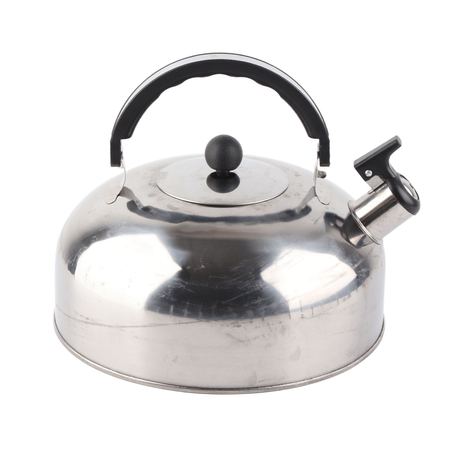 3L Stainless Steel Whistling Tea Kettle Fast Heating One Touch Buttons Whistling Kettle with Insulated Handle for Home - Image 1