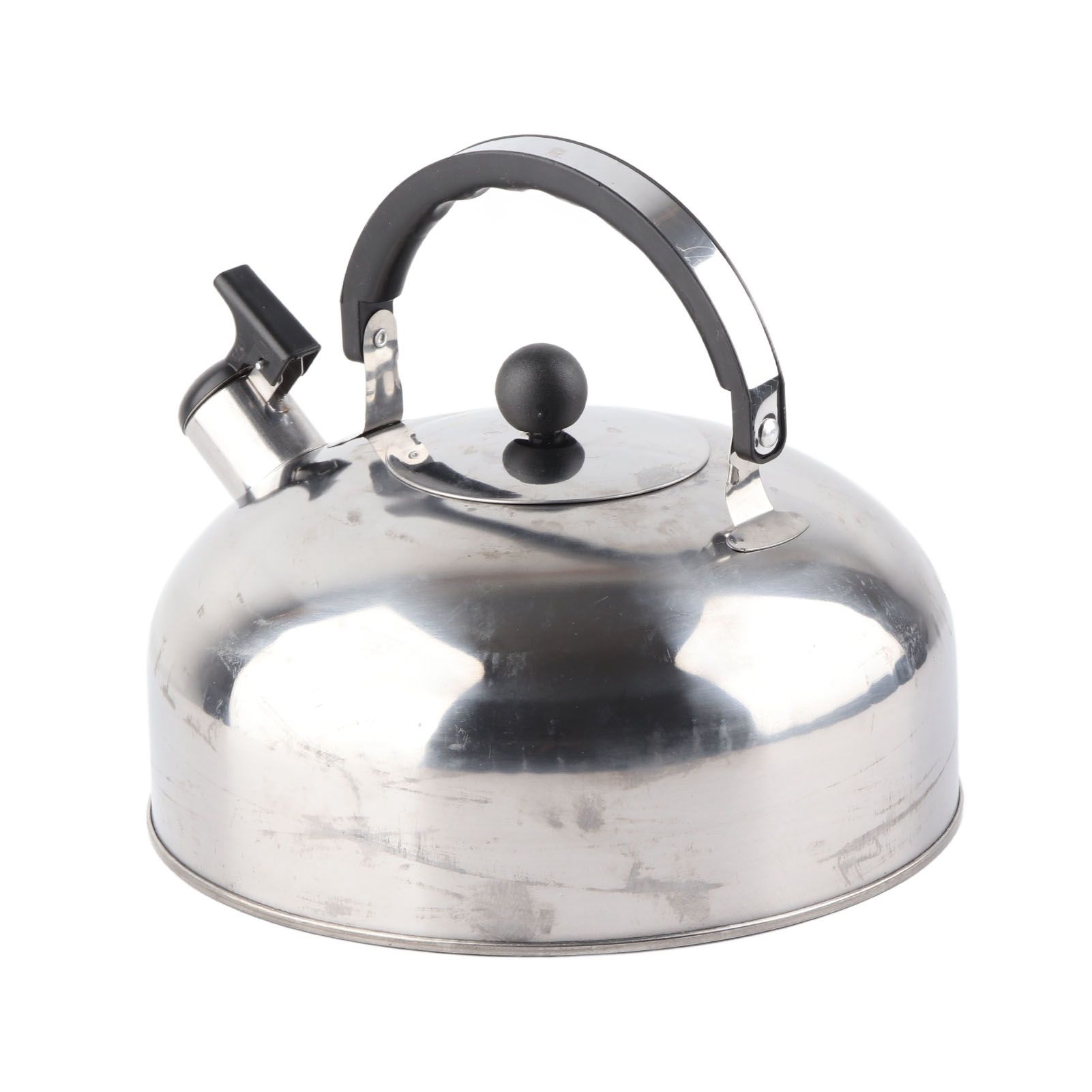 3L Stainless Steel Whistling Tea Kettle Fast Heating One Touch Buttons Whistling Kettle with Insulated Handle for Home - Image 2