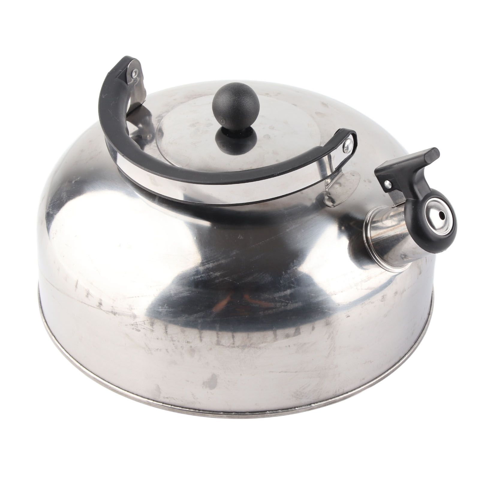 3L Stainless Steel Whistling Tea Kettle Fast Heating One Touch Buttons Whistling Kettle with Insulated Handle for Home - Image 3