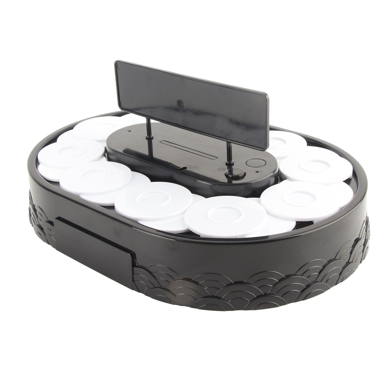 Rotary Sushi Machine Automatic Rotating Table Display Stand Swing Tray Turntable for Sushi Dessert Cupcake Sushi - Image 3