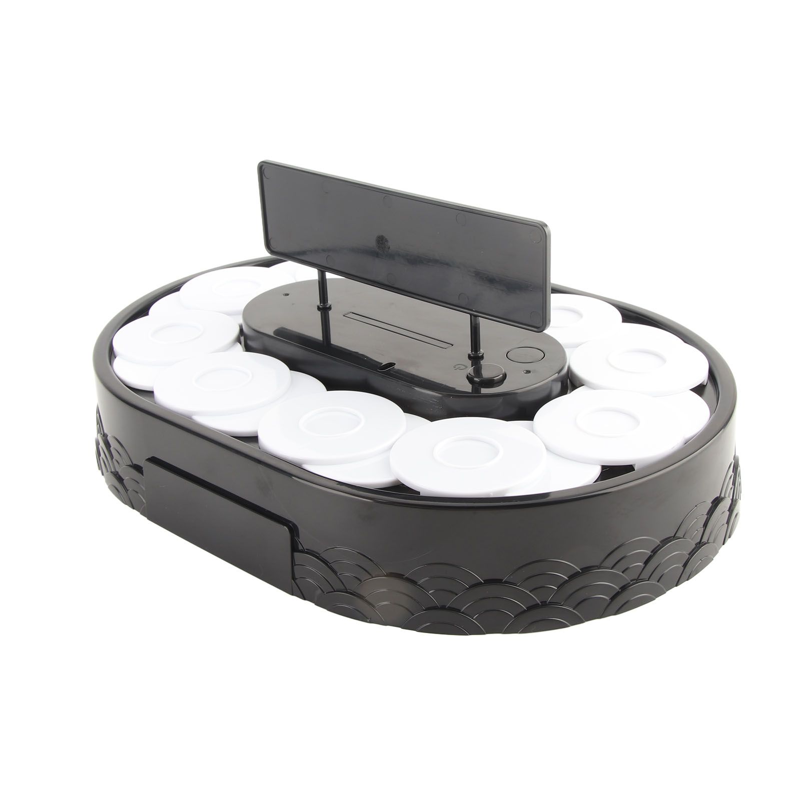 Rotary Sushi Machine Automatic Rotating Table Display Stand Swing Tray Turntable for Sushi Dessert Cupcake Sushi - Image 6
