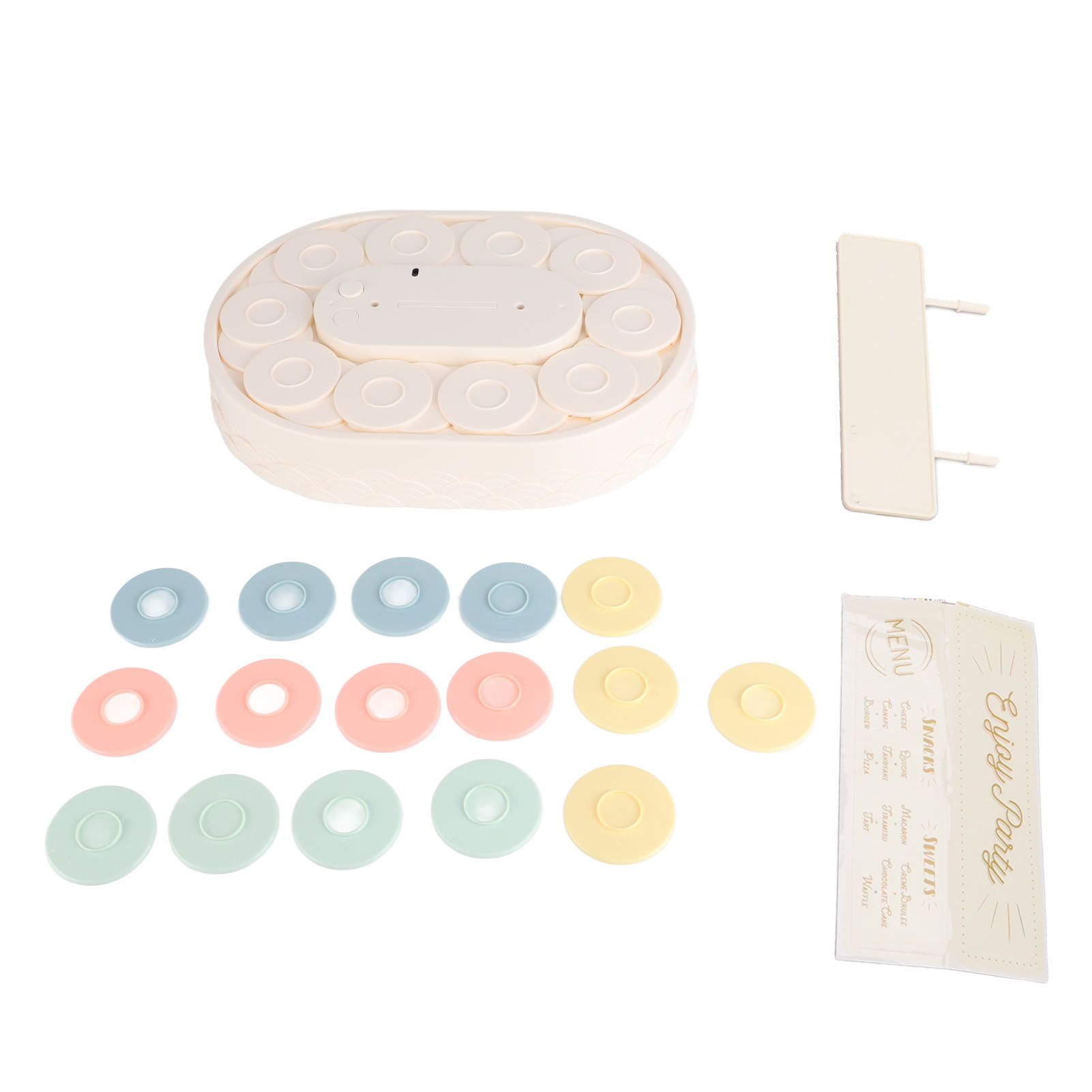 Rotary Sushi Machine Automatic Rotating Table Display Stand Swing Tray Turntable for Sushi Dessert Cupcake Dessert - Image 1