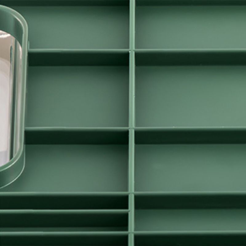 Four Layers Dish Preparation Plate Drawer Design Plastic Vegetable Preparation Rack Kitchen Storage Rack Green - Image 8